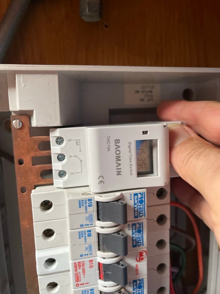 Baomain THC15A 12V programmable timer fouls copper strip